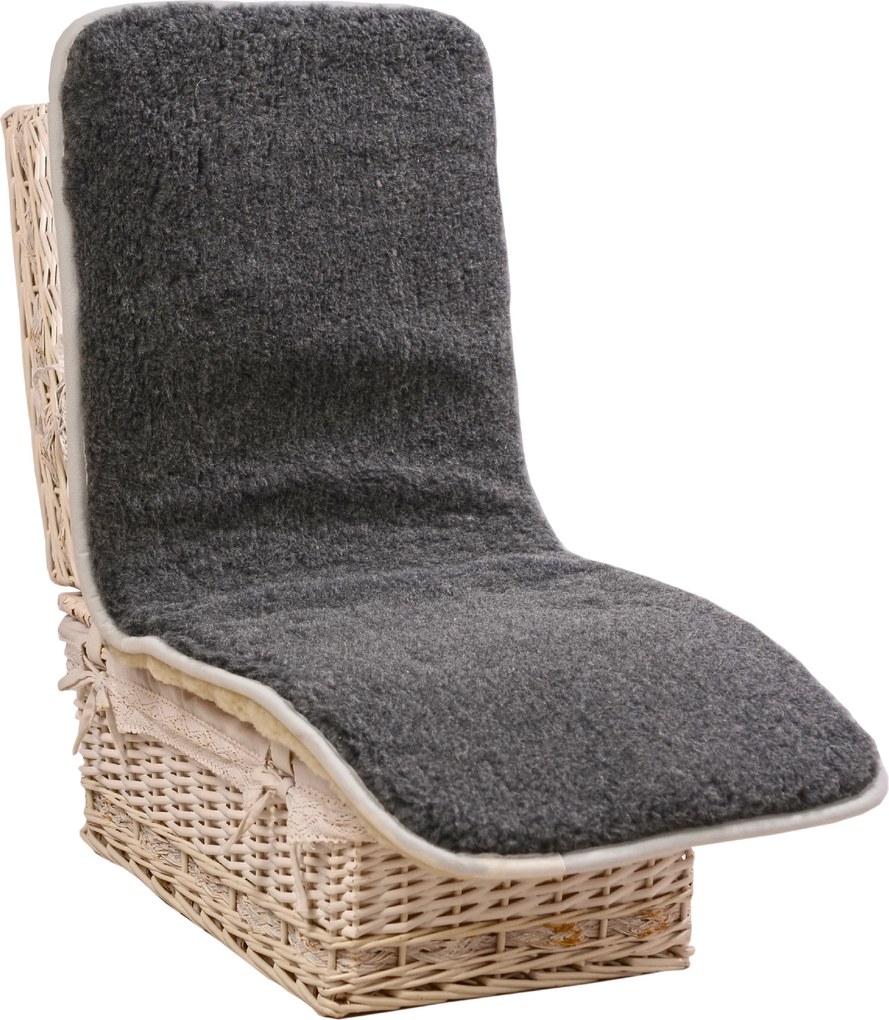 Podsedák do auta z ovčej vlny