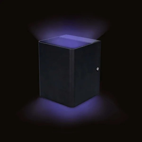 Nedis ZBLOW10RGBW - LED RGBW stmievateľné vonkajšie svietidlo LED/12W/230V IP65 Wi-Fi Tuya čierne