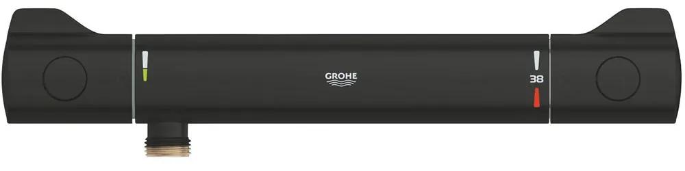 GROHE Grohtherm 800 termostatická sprchová batéria nástenná, matná čierna, 1022072430