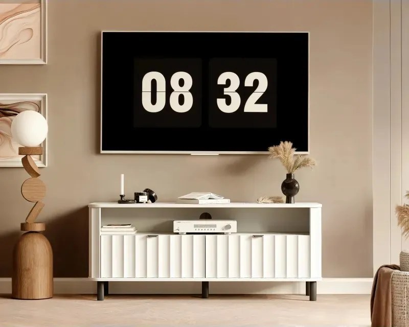 TV skrinka ONUR 137cm biela