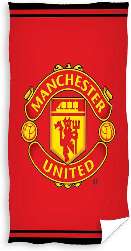 Carbotex Detský uteráčik Manchester United logo froté 40/60 cm