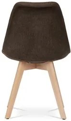 Autronic BONTEC Jedálenská stolička, hnedá, látka, CT-751 BR2 Farba: Šedá