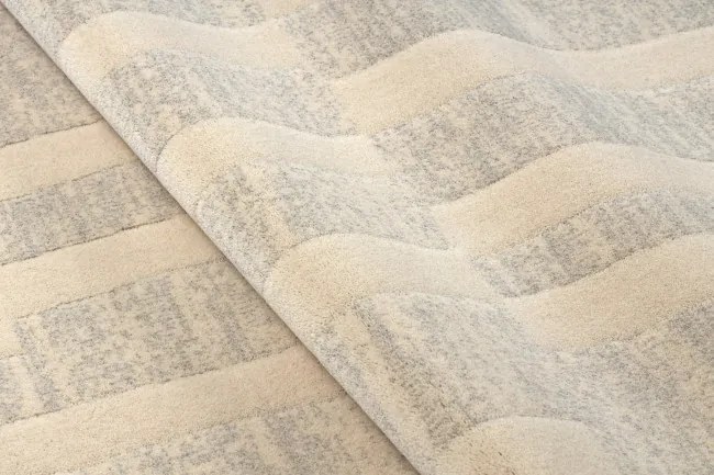 Koberec TEXTURA 488.17.LA101 Osta sivý / krémový