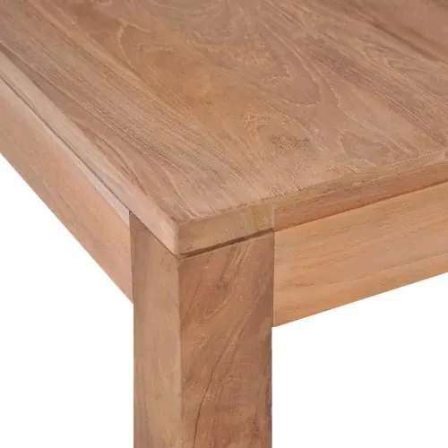 vidaXL Konferenčný stolík z teakového dreva prírodný vrch 110x60x40 cm-