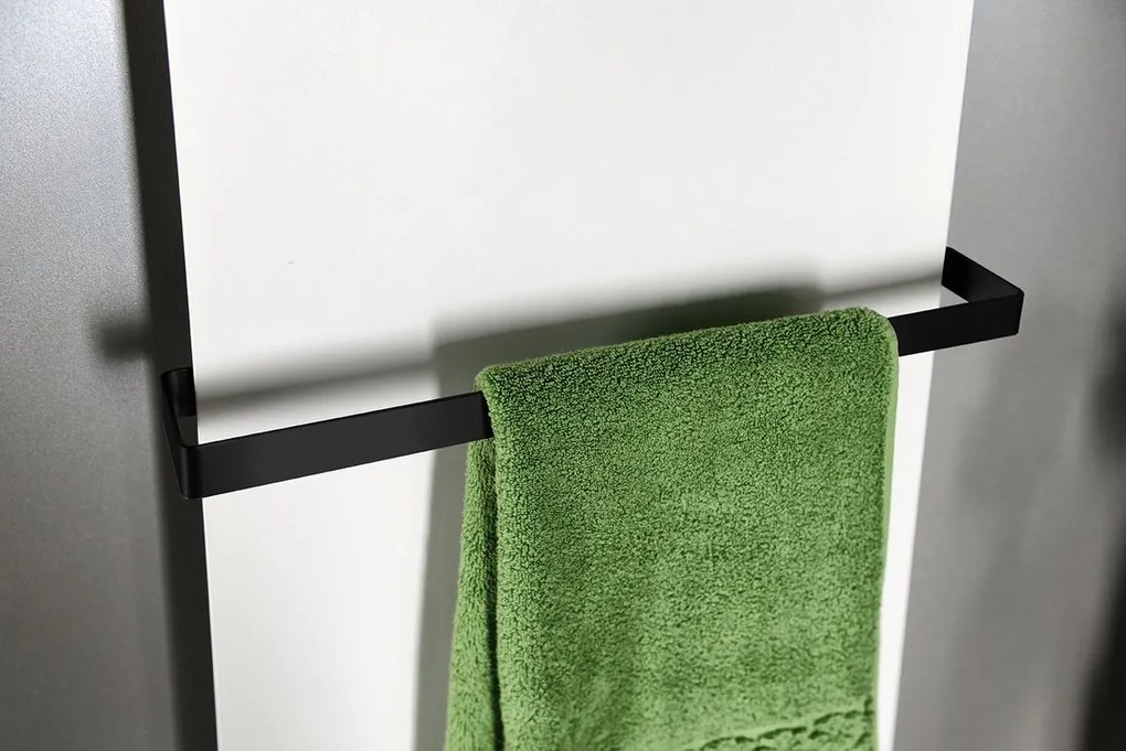 Sapho Sapho, TABELLA držiak na uteráky 390mm, čierna matná, MI390B