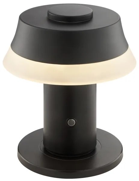 Brilliant -LED Stm nabíjacia dotyková stolová lampa KINICH LED/2,5W/5V 2700K čierna