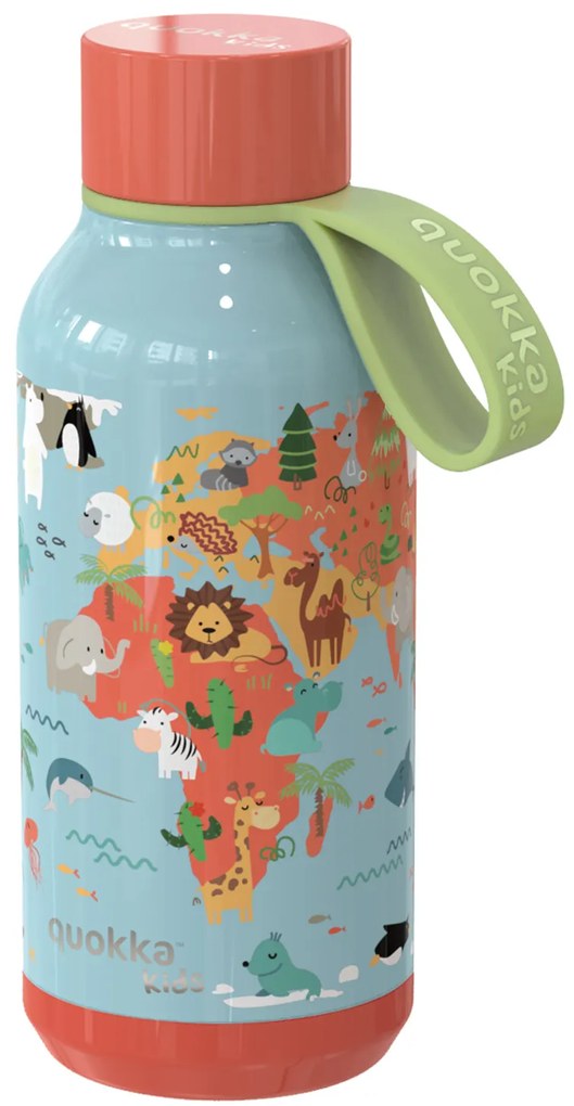 Nerezová termofľaša Solid Kids s pútkom Map of Life 330 ml