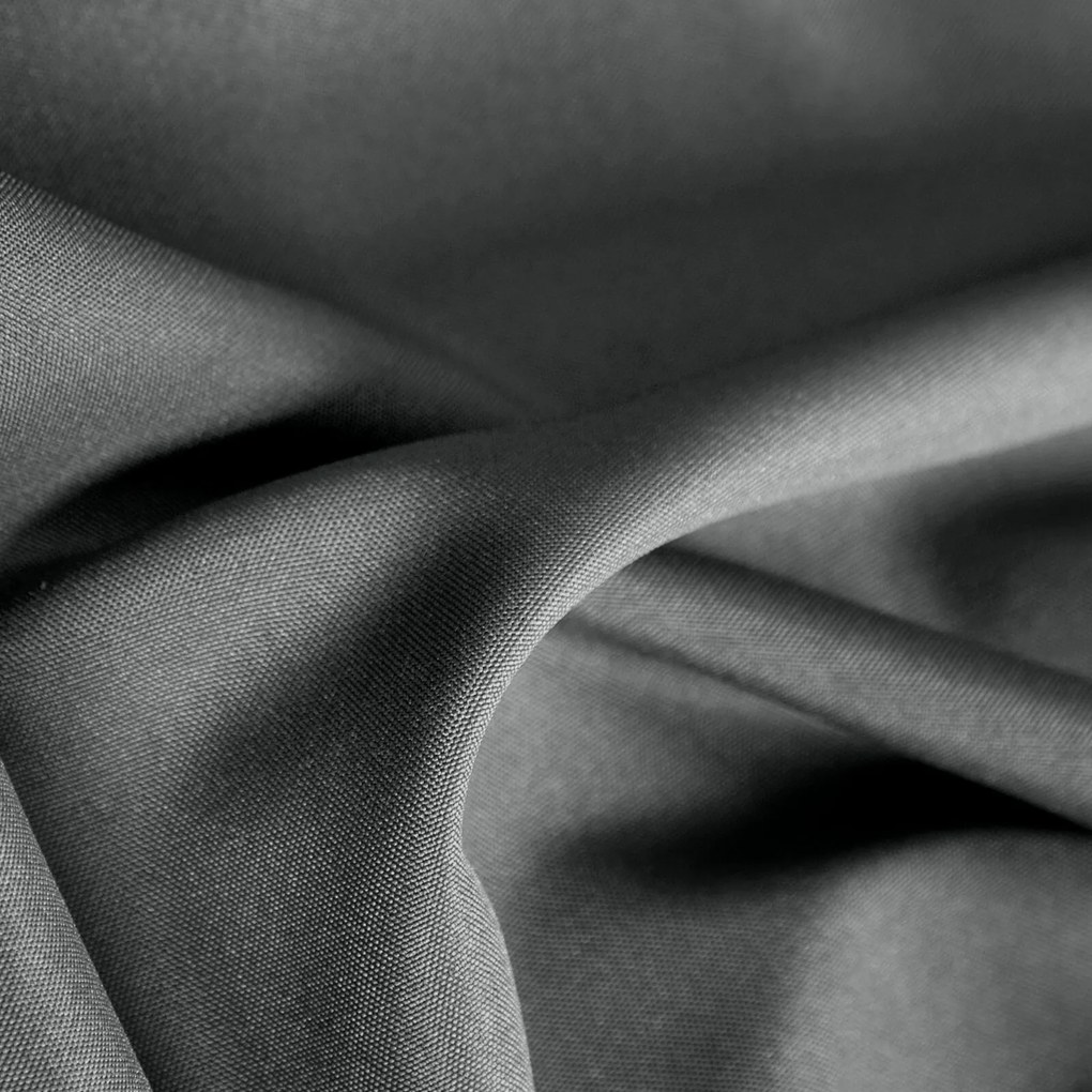ZÁVES NA KRÚŽKOCH RITA 140X250 CM TMAVOSIVÁ