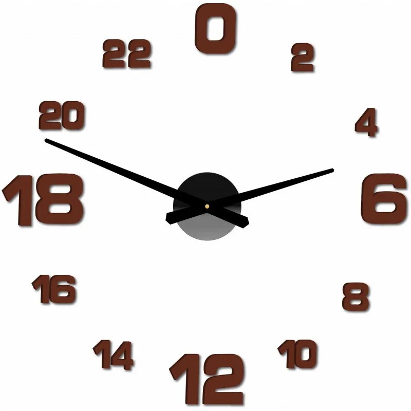 Moderné nalepovacie nástenné hodiny | 3D hodiny 12S022-Wall clock