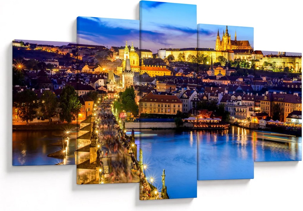 Obraz - Karlov most, Praha, Česká Republika (150x105 cm)