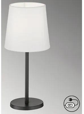 Stolová lampa Fischer & Honsel FHL 850106 EVE E14 25W čierno/biela