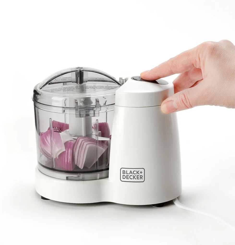 Black+Decker BXCH120E Sekáčik potravín, biela