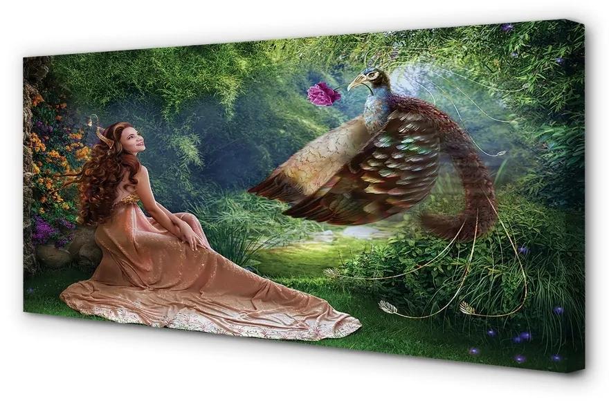 Obraz canvas Bažant female forest 100x50 cm