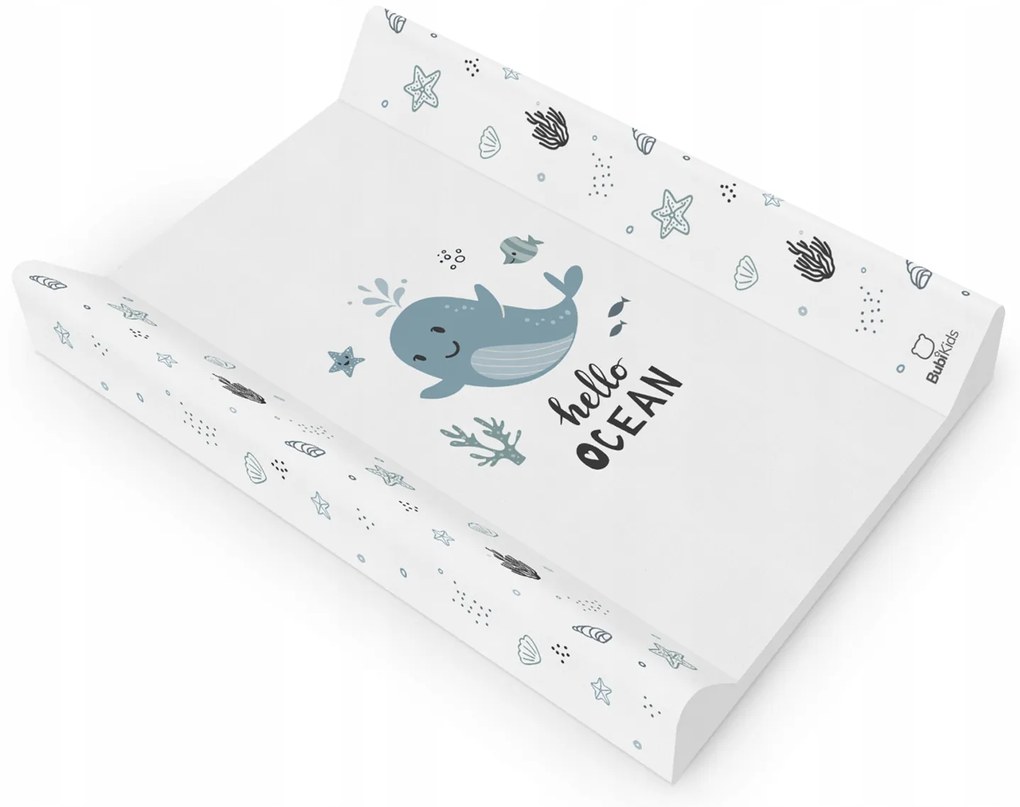 Tvrdá prebaľovacia podložka 70x47 Bubu Hello Ocean