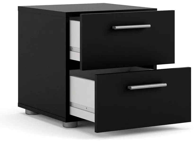 Čierny nočný stolík Pepe - Tvilum