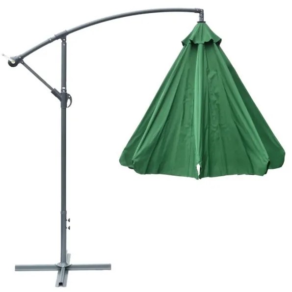 Rojaplast EXCLUSIVE 7240 Slnečník bočný - zelený 300cm