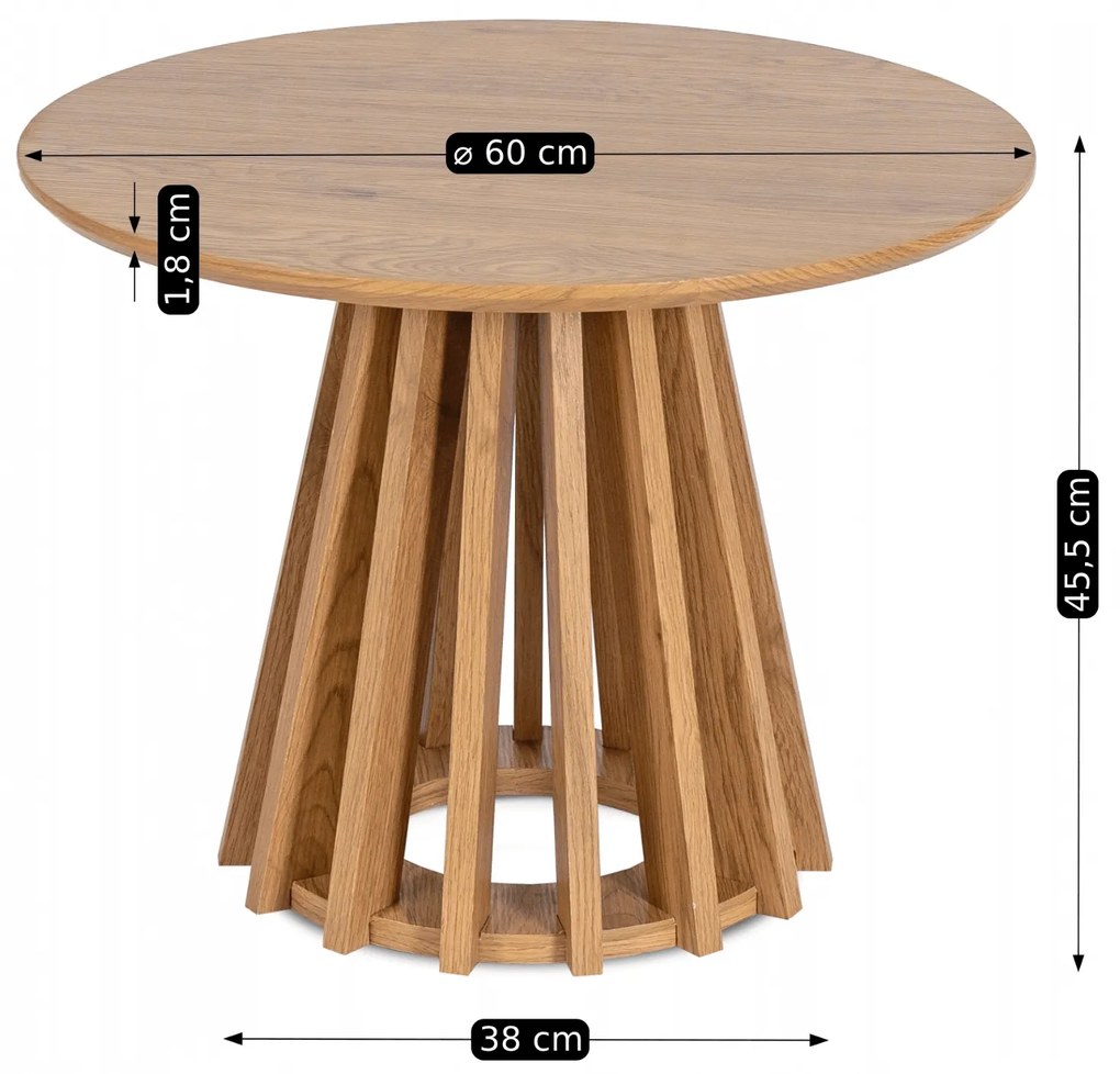 PROXIMA.store - Okrúhly konferenčný stolík HARPER