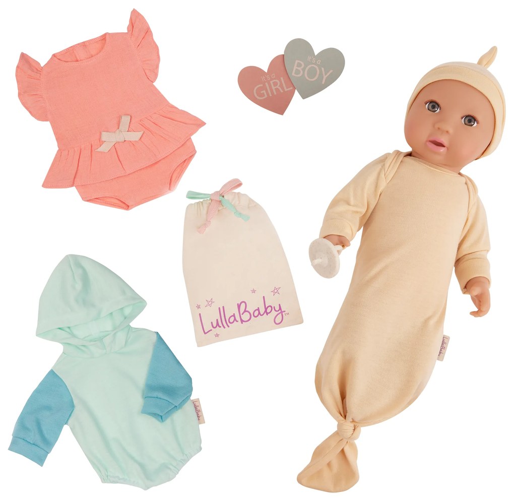 Bábika 35 cm s prekvapením Gender Reveal