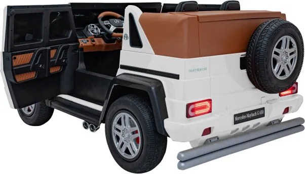 Elektrické autíčko Mercedes Benz MAYBACH G650 STRONG biele