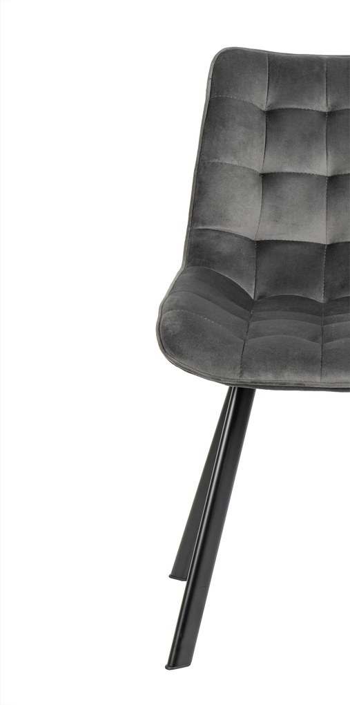 Noela Zamatová jedálenská stolička BELLA šedá