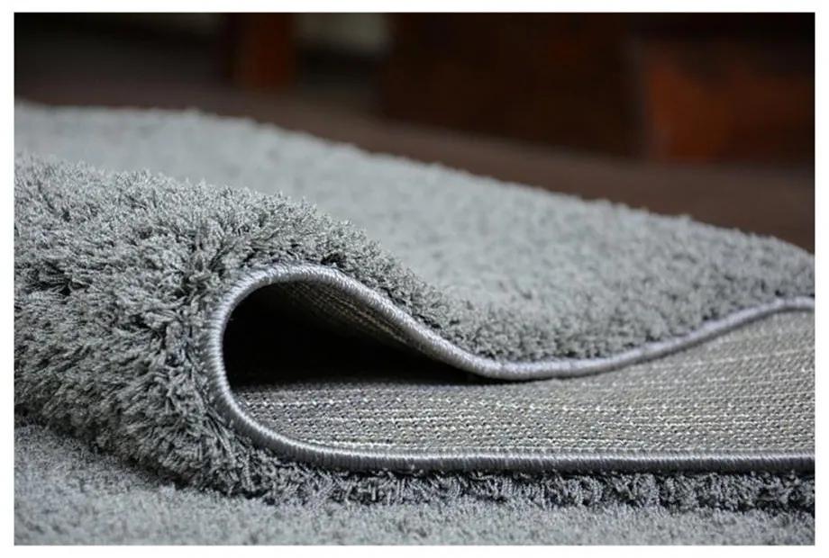 Luxusný kusový koberec Shaggy Azra šedý 2 120x170cm