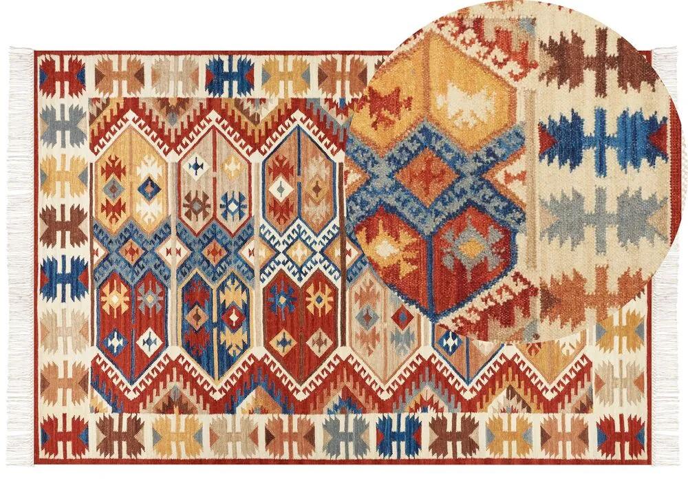 Vlnený kelímový koberec 200 x 300 cm viacfarebný VANASHEN Beliani