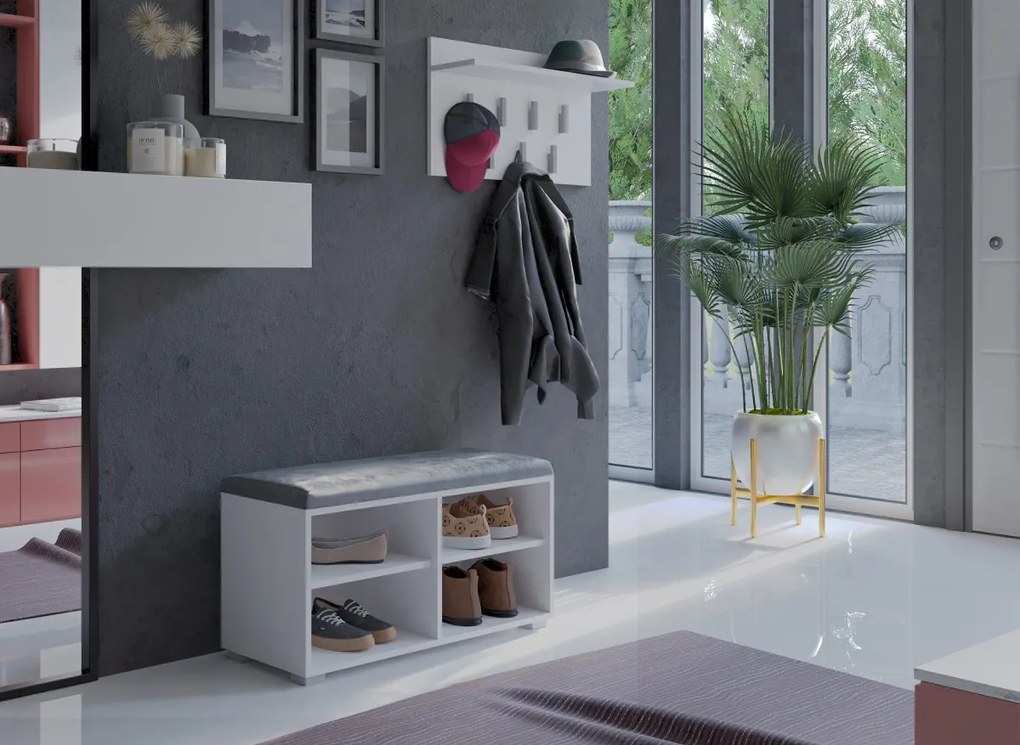 TP Living Botník OPAL 4P biely