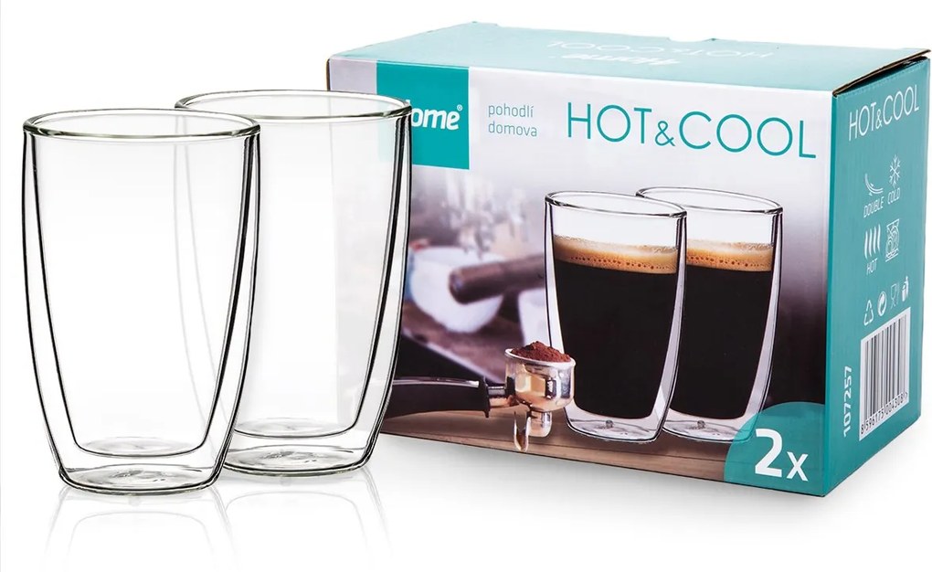 4Home Termo pohár na kávu Hot&Cool 180 ml, 2 ks