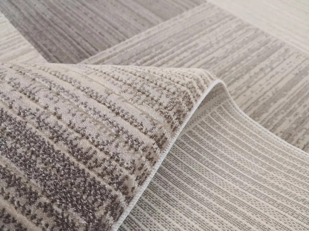 Berfin Dywany, Kusový koberec Vals 8002 Beige, 80x150, béžová, obývacia izba