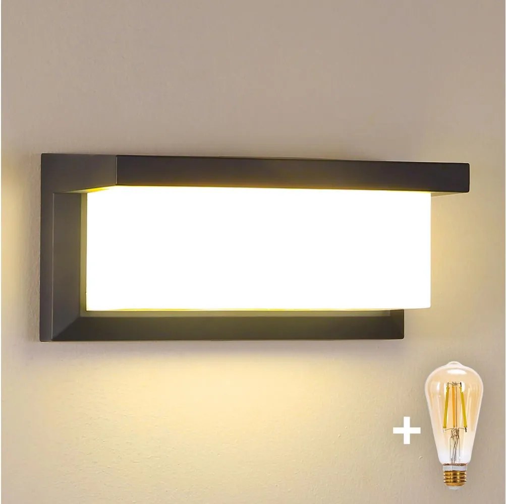 Brilagi -LED stmievateľné vonkajšie nástenné svietidlo BRICKY 1xE27/6W/230V 2700-6500K IP54 antracit