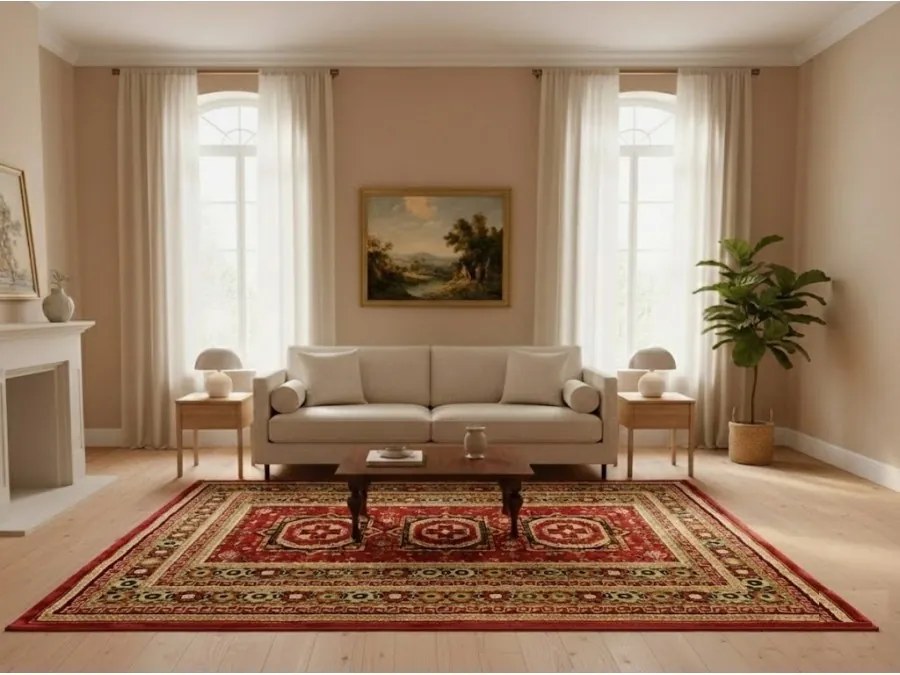 DC Turecký koberec 00.95 červená Rozmer: 140×190 cm