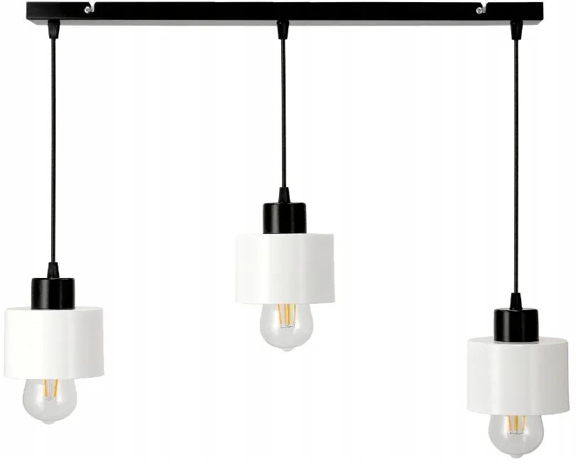 LED závesná lampa Beam - 3xE27 - CUBE WHITE