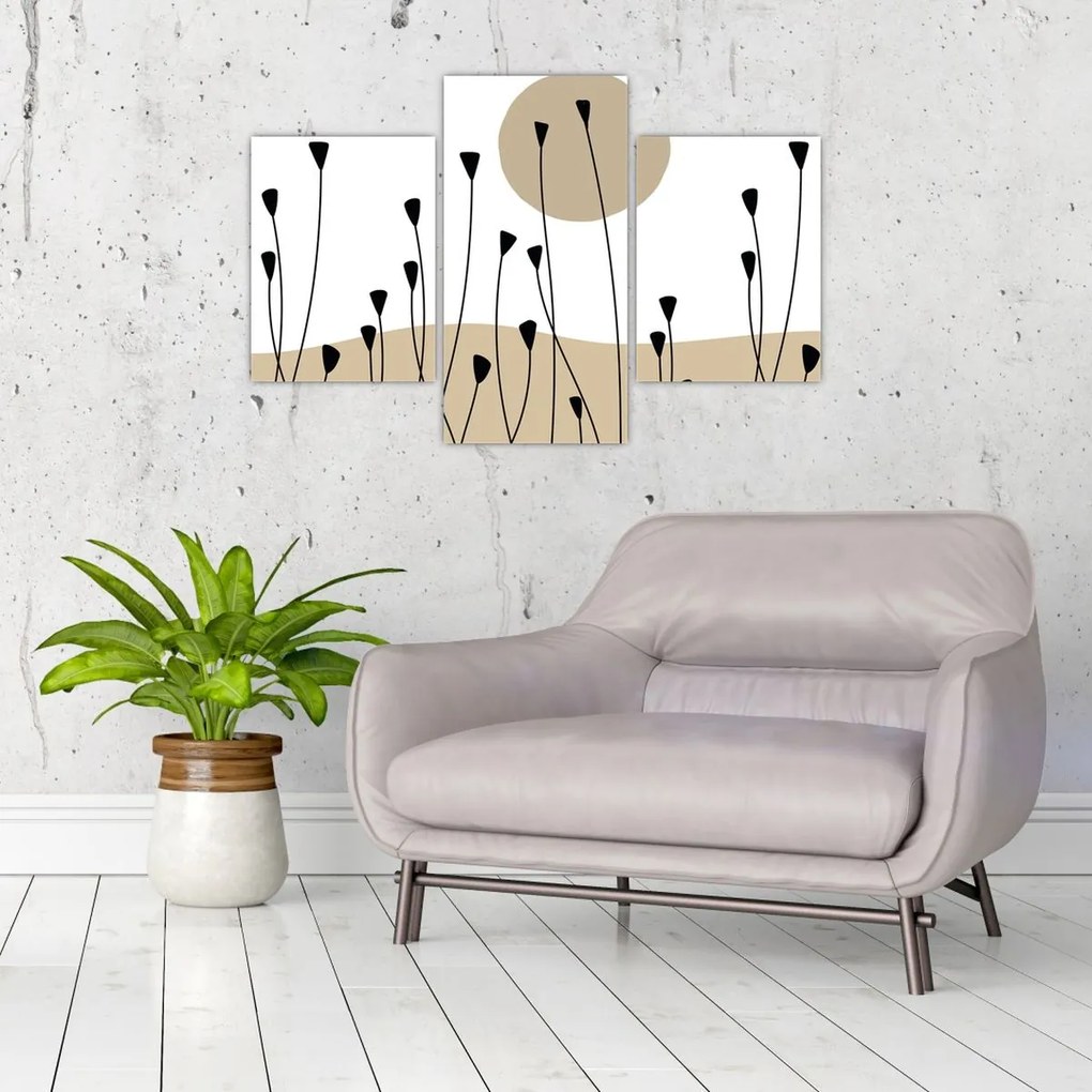 Obraz - Grafická lúka N⁰2 (90x60 cm)