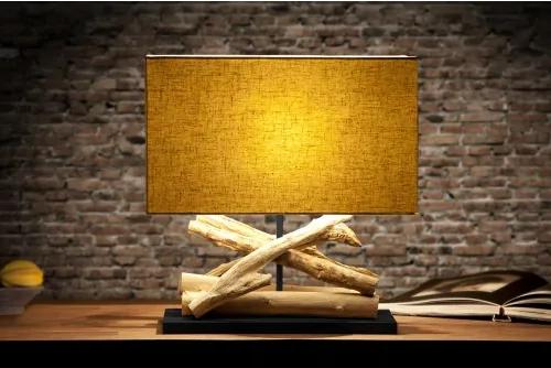 Stolová lampa 36755 Masív drevo/Bežová-Komfort-nábytok