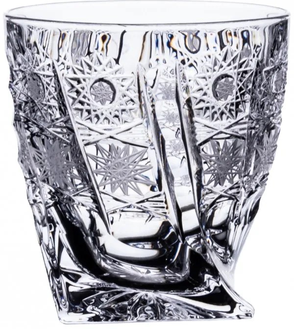 Onte Crystal Bohemia Crystal ručne brúsený krištáľový whisky set Quadro 500pk 1+2