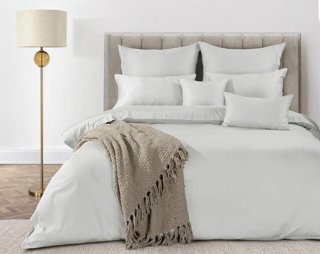 MAKOSATÉNOVÉ OBLIEČKY EVA MINGE ELEGANT1A 200X220 CM, 2 KS 70X80 CM BIELE
