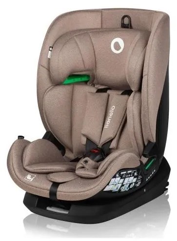 Lionelo - Autosedačka so základňou otočná LAVENDER i-Size 76-150 cm Béžová Latte