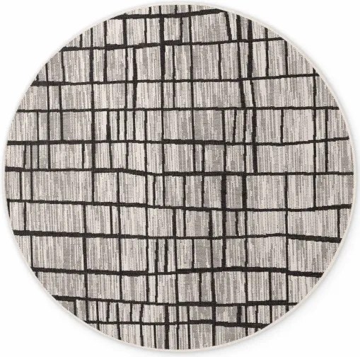 Koberec Ted Baker Haringey Crouch čierny / biely kruh