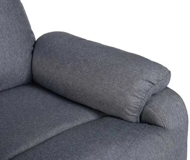 LuxuryForm DESIGN Televízne kreslo CARLOS s polohovaním - sivé