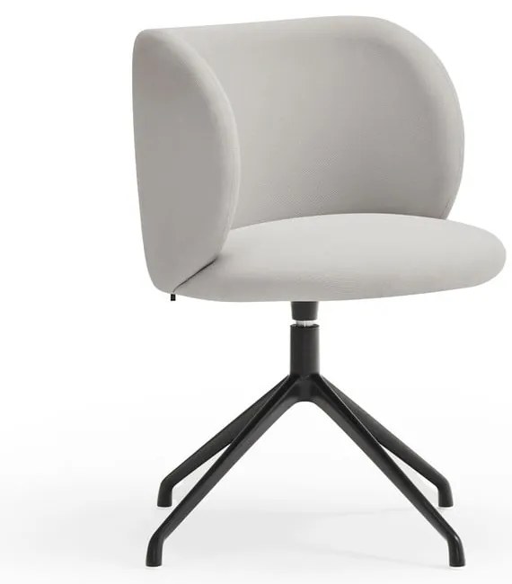 Svetlosivé čalúnené jedálenské kreslo Mogi – Teulat