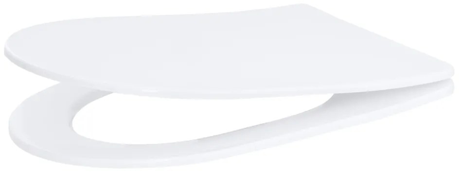 Gamma Magro, toaletné WC sedátko 438x361mm z duroplastu s pomalým zatváraním, biela, GMA-MAGRO