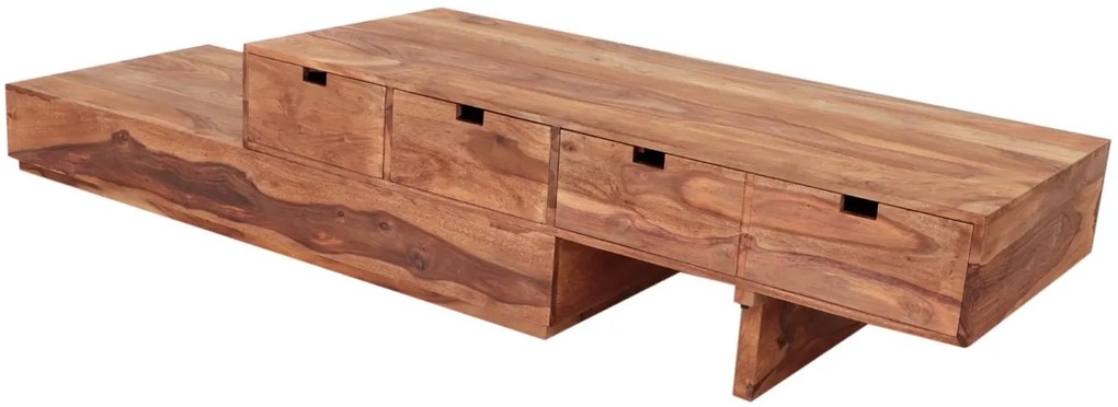 furniture-nabytek.cz - Masívny tv stolík z dreva palisander 260x40x60