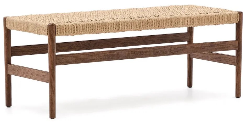 Lavica v hnedo-prírodnej farbe Zaide – Kave Home