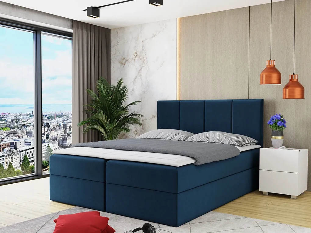 Kontinentálna posteľ Gonzo, Dostupné poťahy: Manila 35, Rozmer postele: 160x200