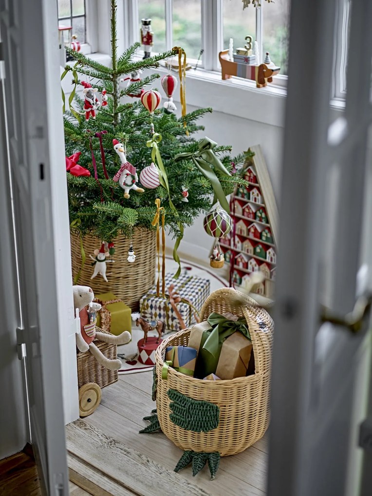Bloomingville Vianočná ozdoba Zwirl Red – set 2 ks