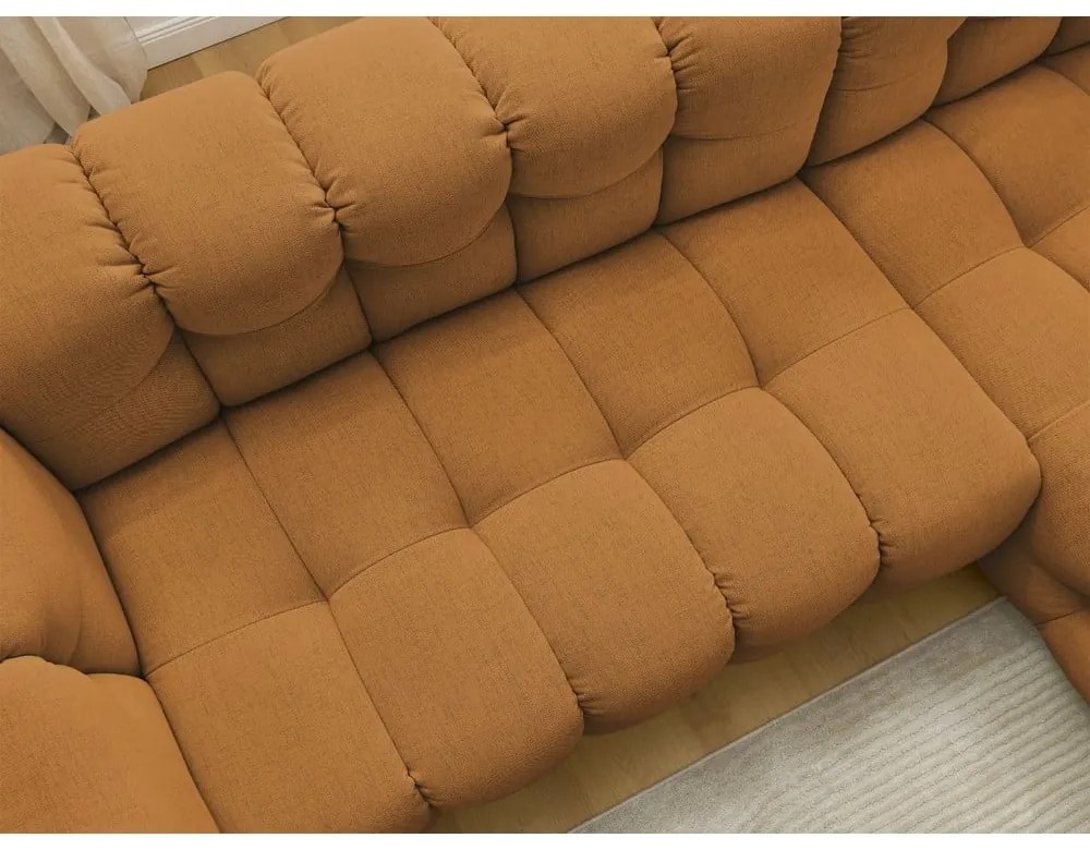 Okrovožltá rohová pohovka (pravý roh) Cloud – Bobochic Paris