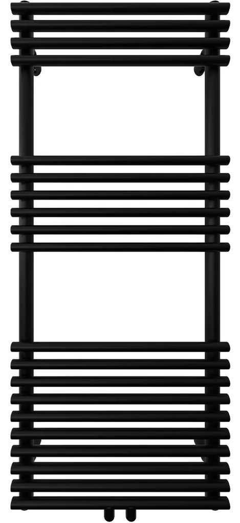 Cerano Mathilda, vykurovacie teleso 1200x500mm, 545W, rozteč pripojenia D5/450 mm, čierna matná, CER-CER-429694