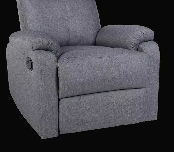 LuxuryForm DESIGN Televízne kreslo CARLOS s polohovaním - šedé