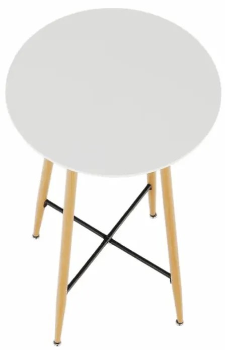 Kondela Barový stôl, IMAM, biela-dub