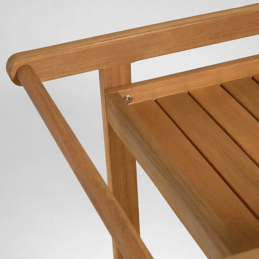 Servírovací stolík z masívu akácie 55x73 cm Felisa – Kave Home